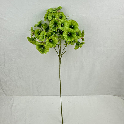 Green Silk Morning Glory Spray