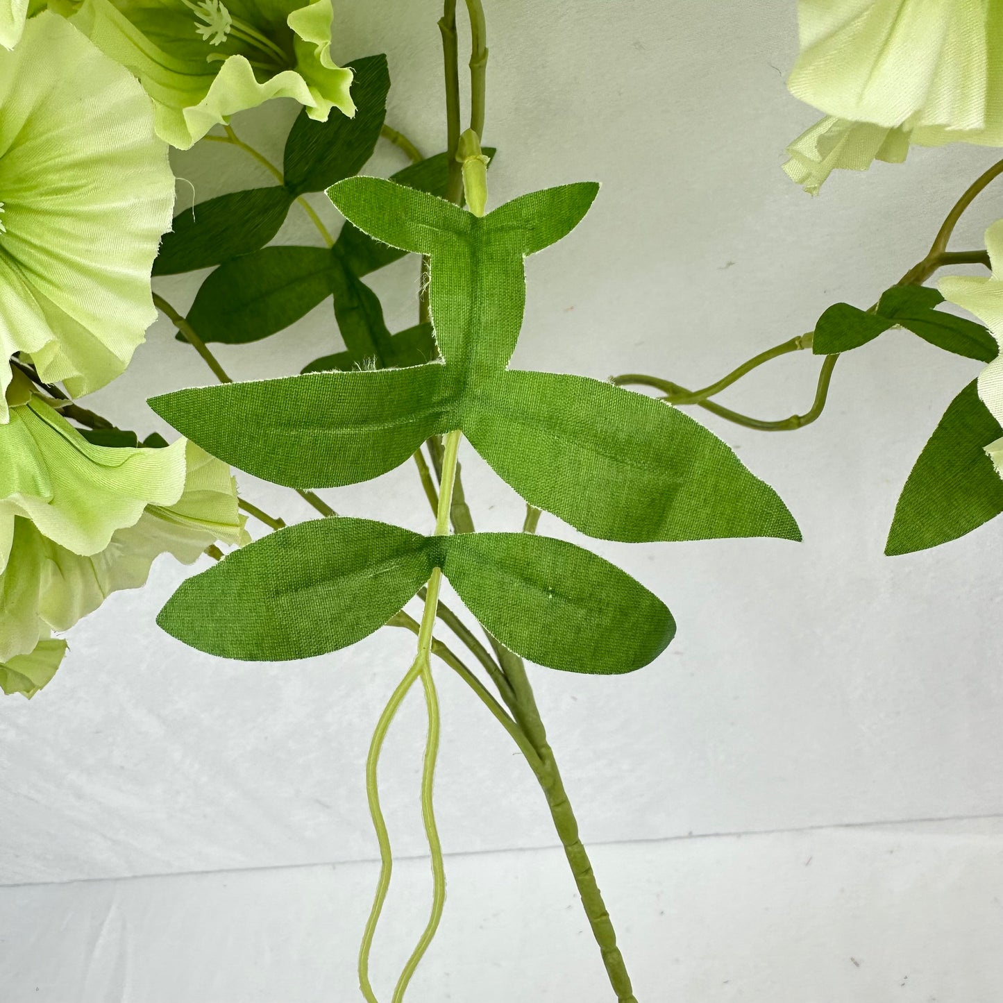 Green Silk Morning Glory Spray