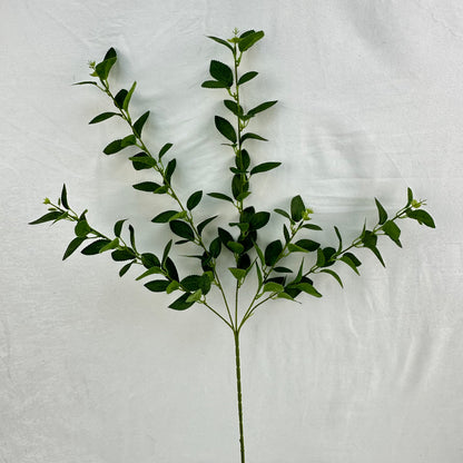 Green Silk Osmanthus Leaf 5 Branch