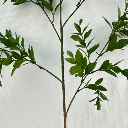 Green Silk Hanging Willow Leaf Branch
