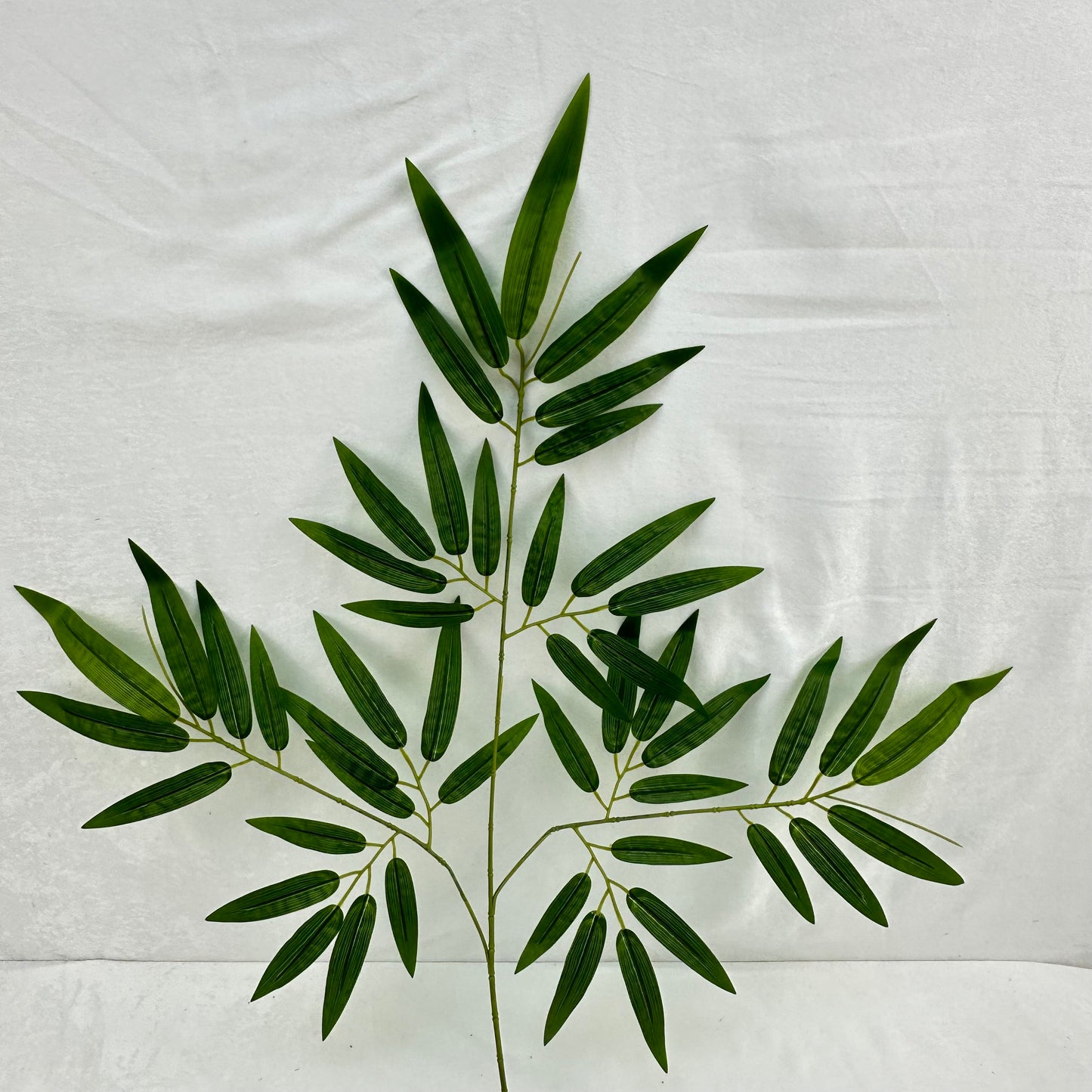 Green Silk Rubber Bamboo Leaf 12 Pack