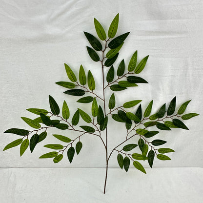 Green Silk Italian Ruscus Leaf 12 Pack