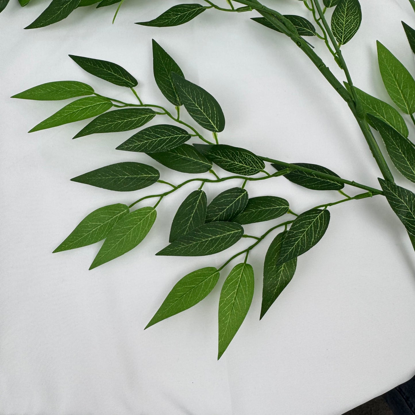 Green Silk Bamboo Leaf Branch 1.7m
