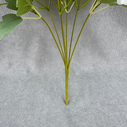 White Silk Dahlia Bush - 7 Heads