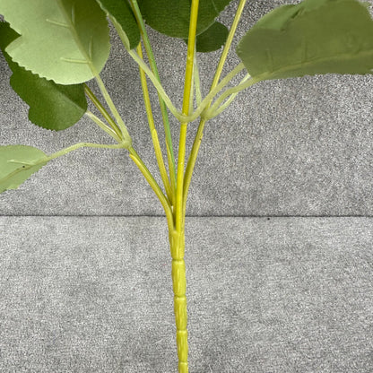 Ivory Silk Round Peony Bush - 5 Heads