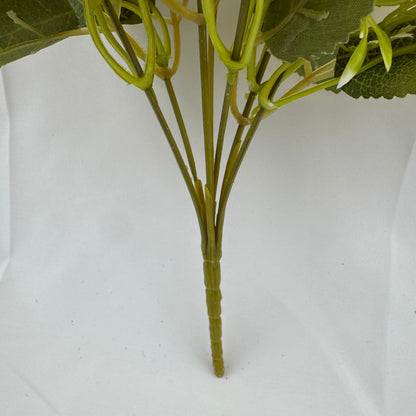 Yellow Silk Carnation Bush - 7 Heads
