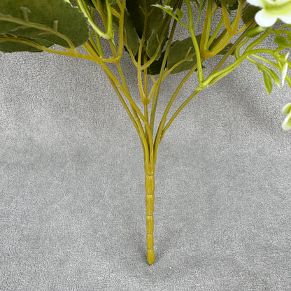 White Silk Carnation Bush - 7 Heads